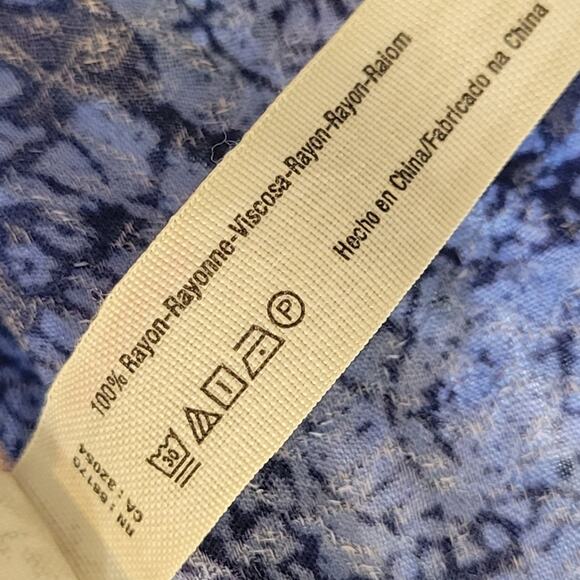 Free People Stevie Tribal Print Spaghetti Low Back Cami Tank Top Size Medium - Picture 9 of 9